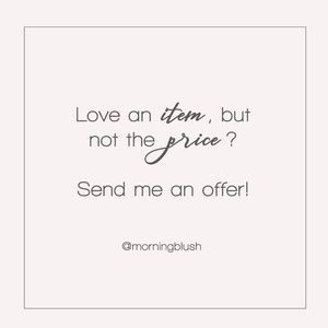 Make an offer! ☺️